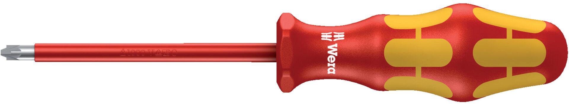 WERA VDE PlusMinus--Schraubendreher Schlitz Pozidriv PZ/S 2x100mm