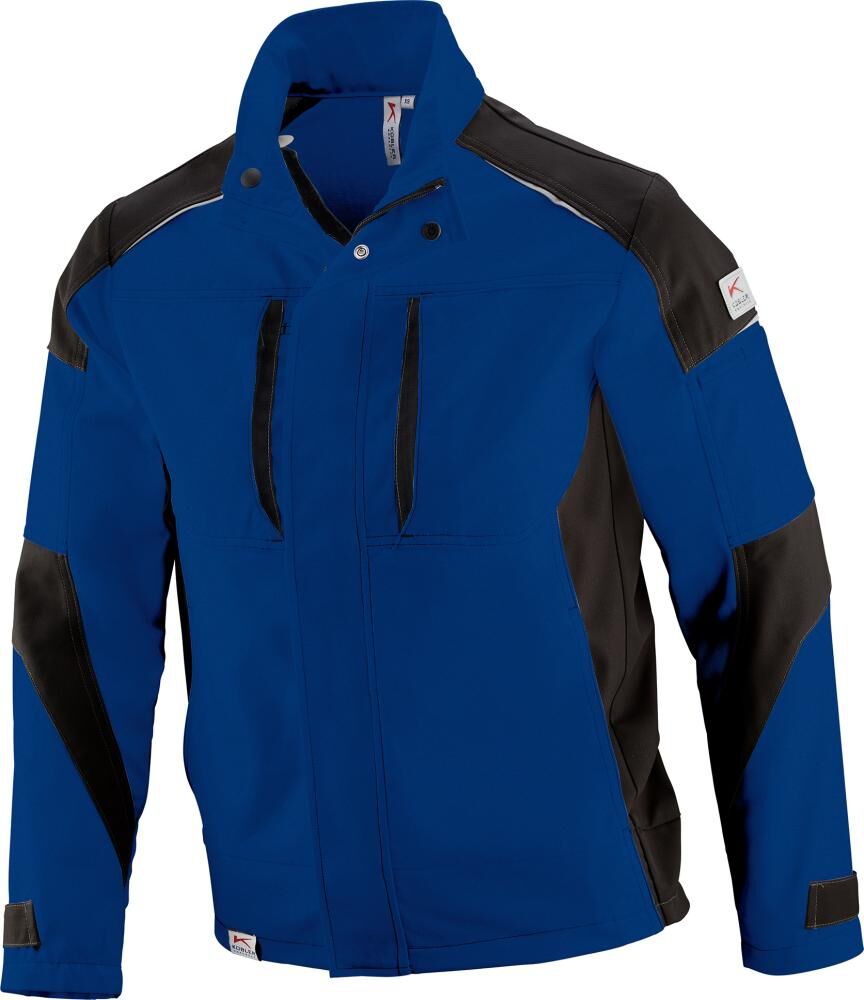 KÜBLER Jacke Arbeitsjacke ACTIVIQ Gr. S kornblau/schwarz