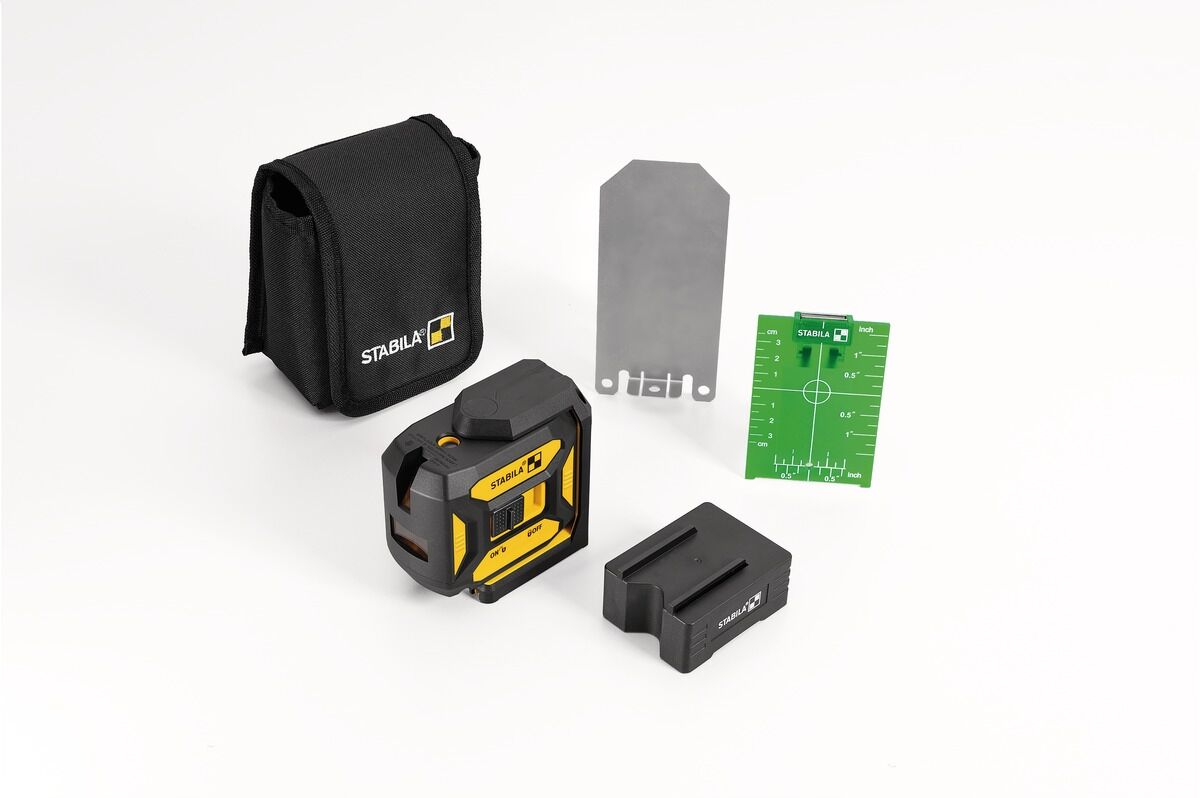 STABILA Kreuzlinien-Lot-Laser Set LAX 320 G 5-teilig