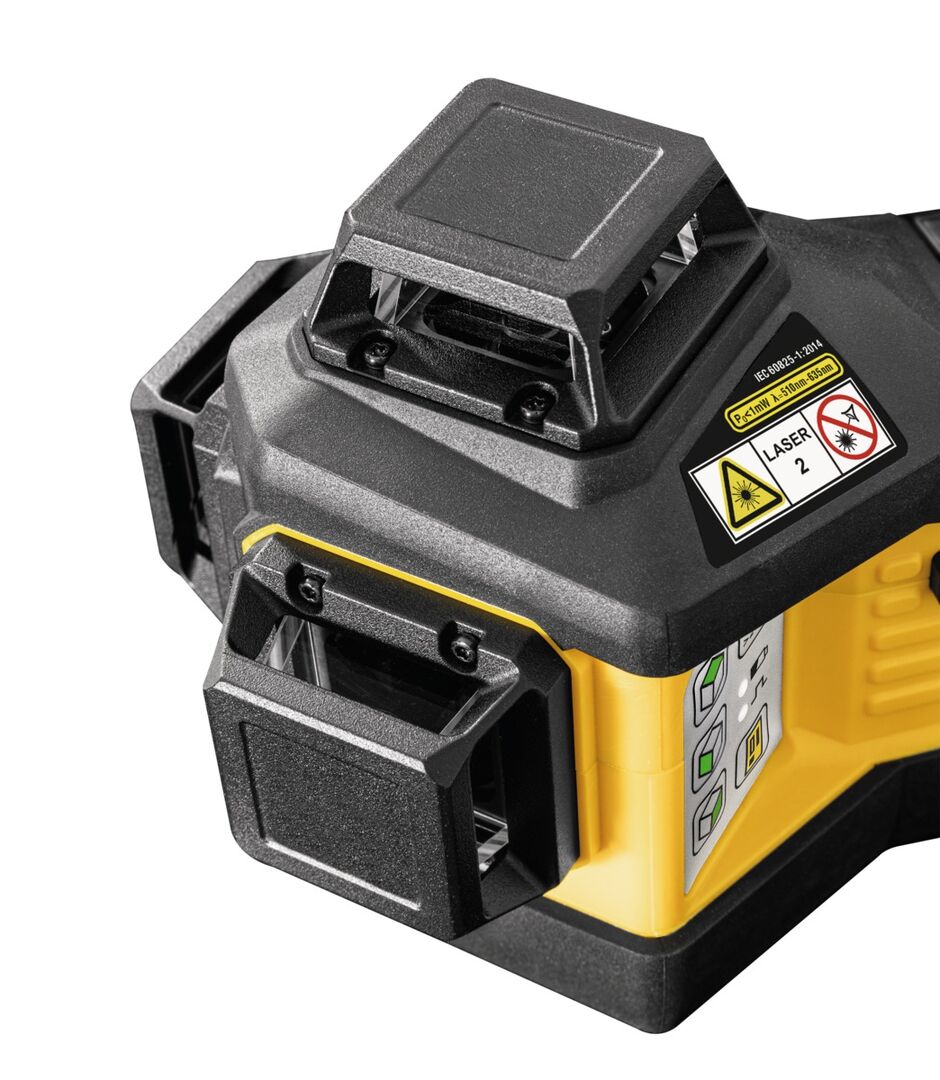 STABILA Multilinien-Laser LAX 600G 12V 7-tlg. Set 3x360° Greenbeam-Linien