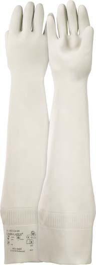 KCL Schutzhandschuhe COMBI LATEX 403 Gr. 11 weiss lange Stulpe