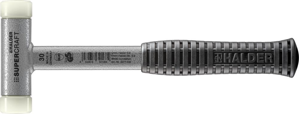 HALDER Schonhammer Stahlrohr 30mm rückschlagfrei