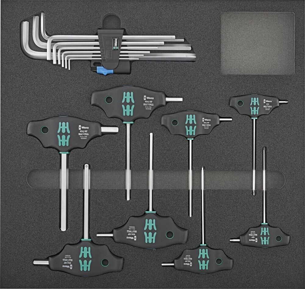 WERA Werkzeugmodul 2/3 17-tlg T-Griff Innensechskant