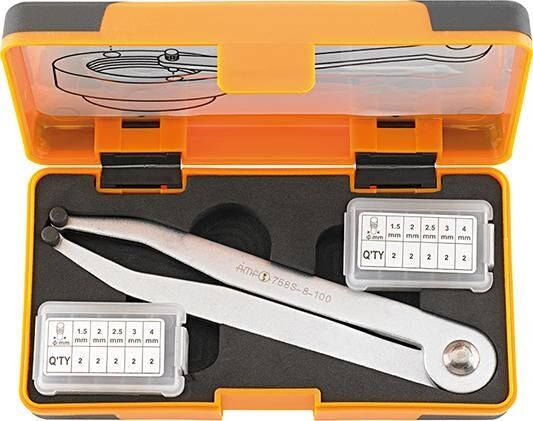 AMF Stirnlochschlüssel Set verstellbar 8-100mm