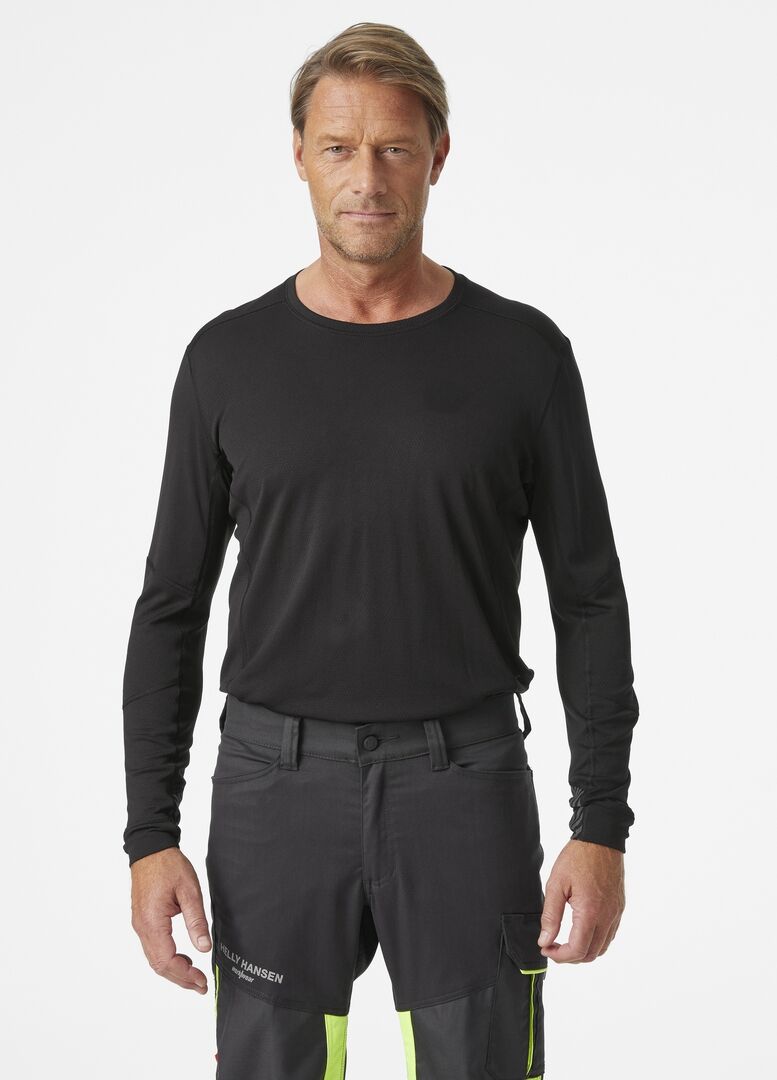 HELLY HANSEN Langarm-Shrit Lifa 75117 Gr. L black