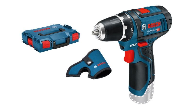 BOSCH Akku-Bohrschrauber Click & Go GSR 12V-15 solo L-BOXX