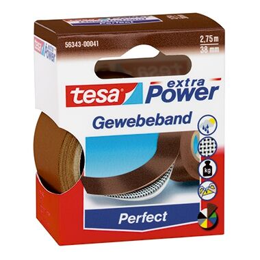 TESA Gewebeband extra Power Perfect 56343-00041 38mmx2,75m braun