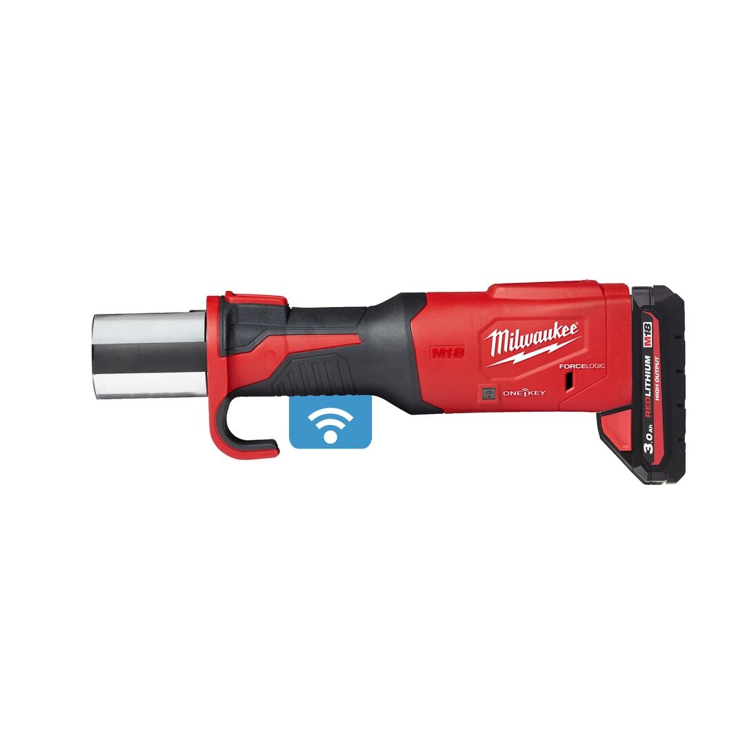 MILWAUKEE Akku-Presswerkzeug Sanitär M18ONEBLHPT-302C 2x3Ah Ladegerät im Koffer