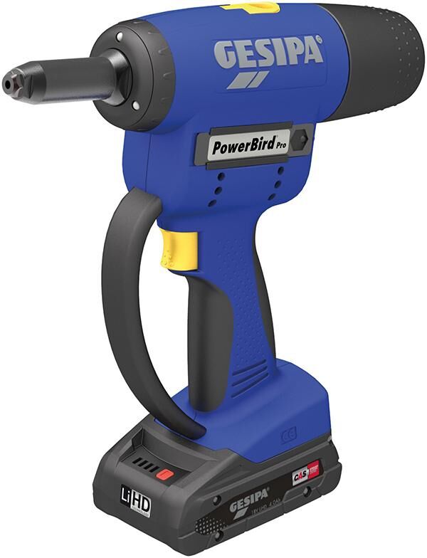 GESIPA Akku-Blindnietgerät PowerBirdPro Gold Editon