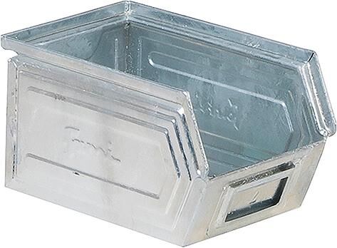 STAHLBEHÄLTERmm B=140 T=230 H=130 Gr. 2 Grün Verzinkt