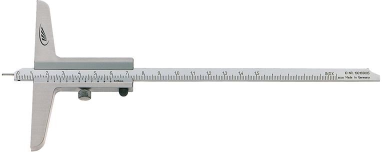 HELIOS PREISSER Tiefenmessschieber mit Stift 300mm