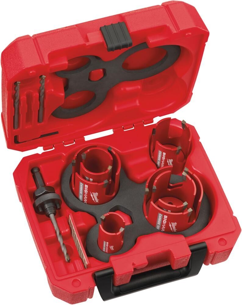 MILWAUKEE Lochsäge Set 10-teilig Multimaterial BIGHAWG