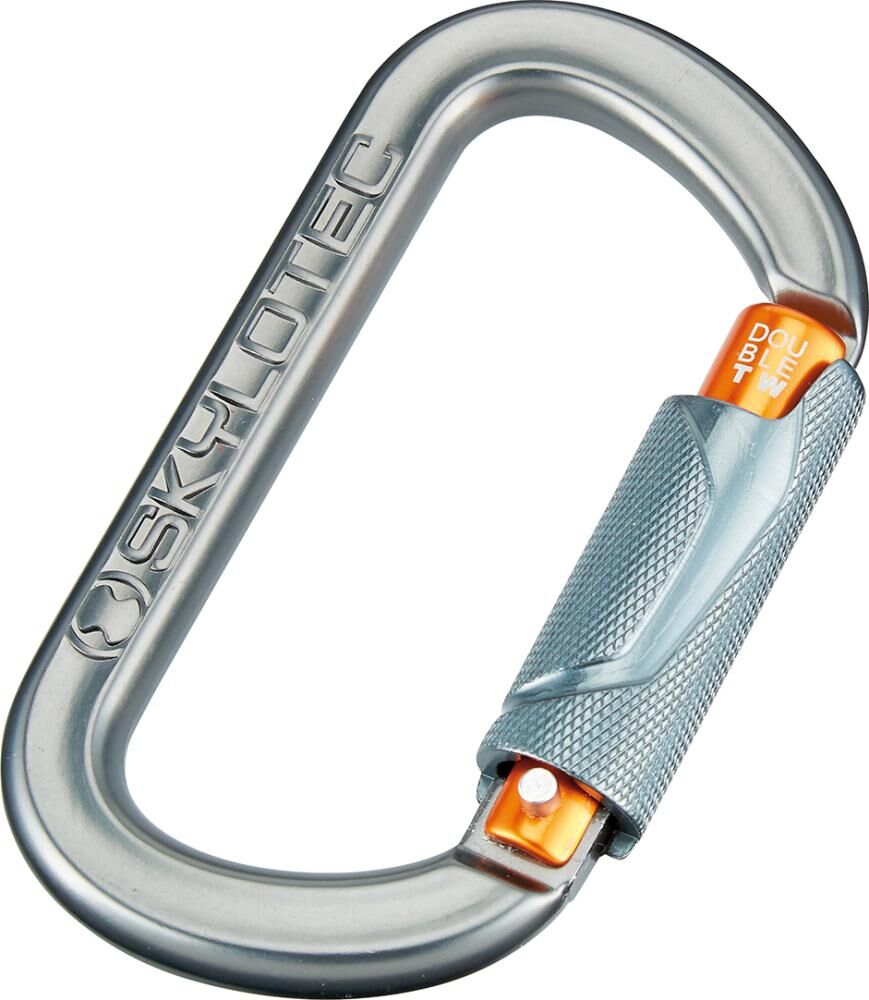 SKYLOTEC TwistlockkarabinerDouble- O Twist schwarz/orange