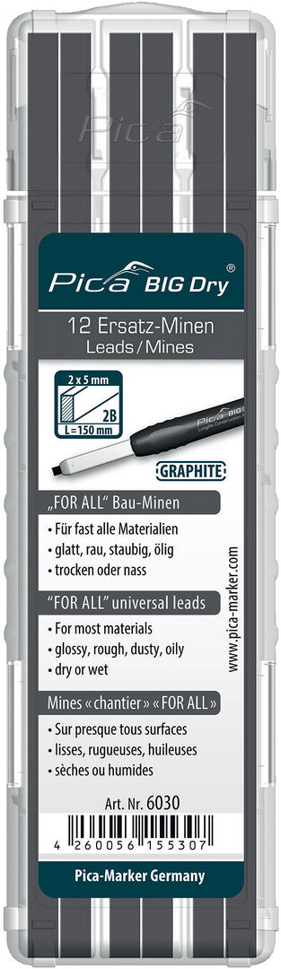 PICA Ersatzminenset FORALL Bau Minen Graphit