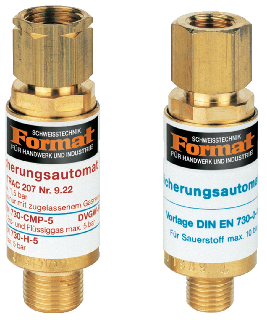 GCE RHÖNA Flammen-Rückschlagsicherung Sauerstoff R1/4" rechts