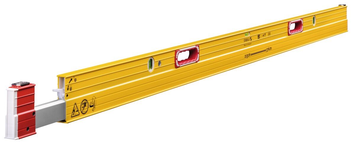 STABILA Teleskop-Wasserwaage 106T 213-376 cm