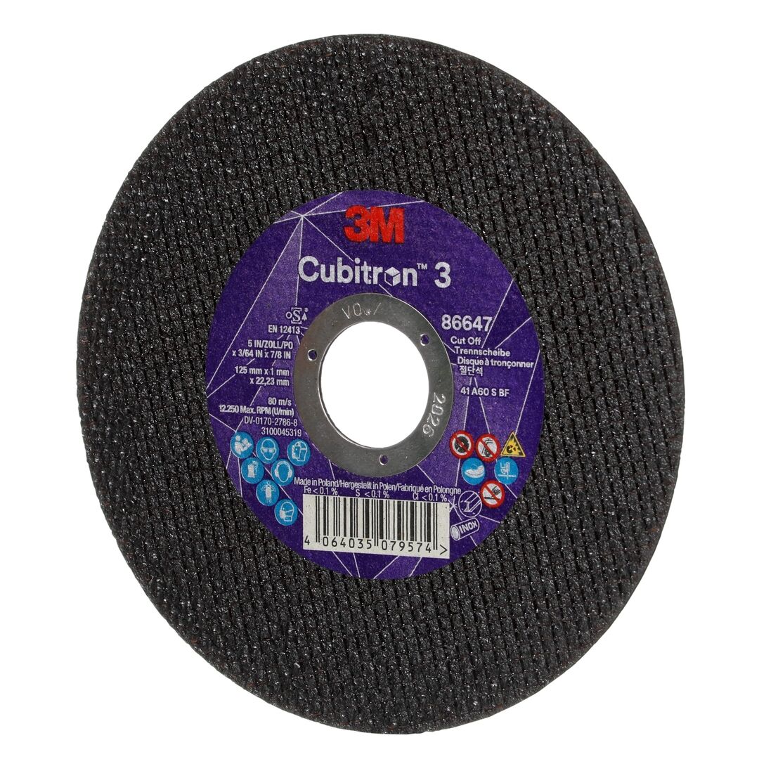 3M Trennscheibe Cubitron III 86412 36+ T41 125x1x22,23mm