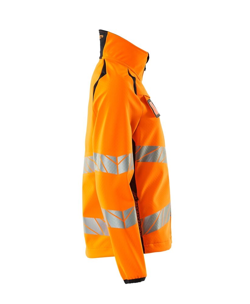 MASCOT Warnschutz Softshelljacke Damen Accelerate Gr. XL hi-vis orange/schwarzblau 19012-143