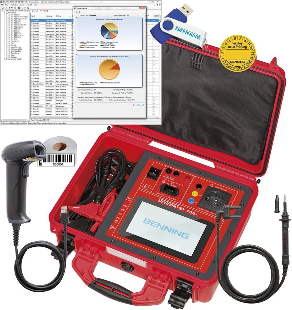 BENNING Gerätetester ST755 SET