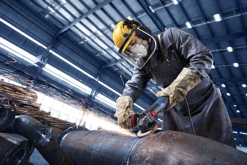 BOSCH Winkelschleifer EXWS20-125B im Karton