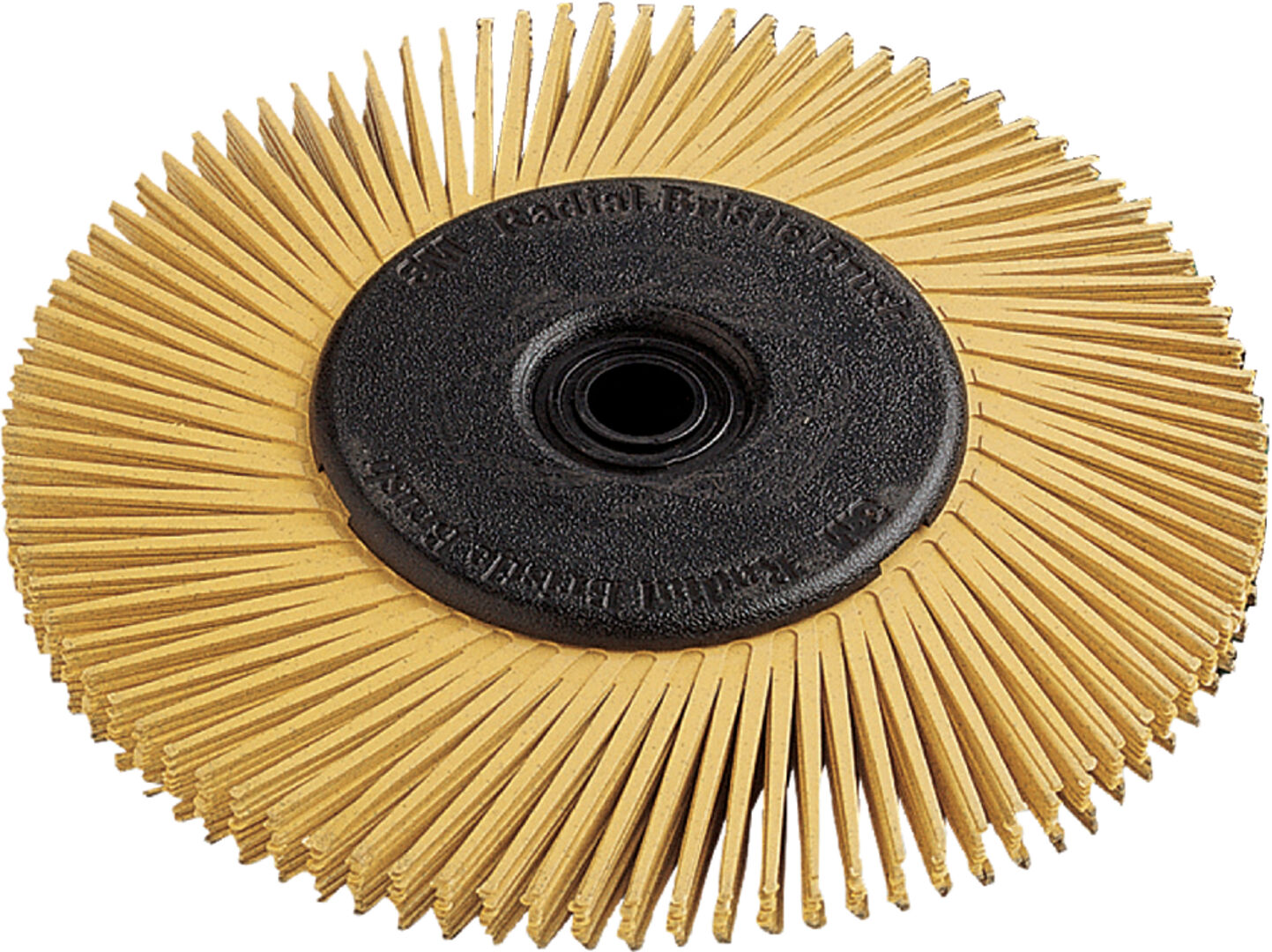 3M Radial Bristle Brush 150x12mm P80 gelb