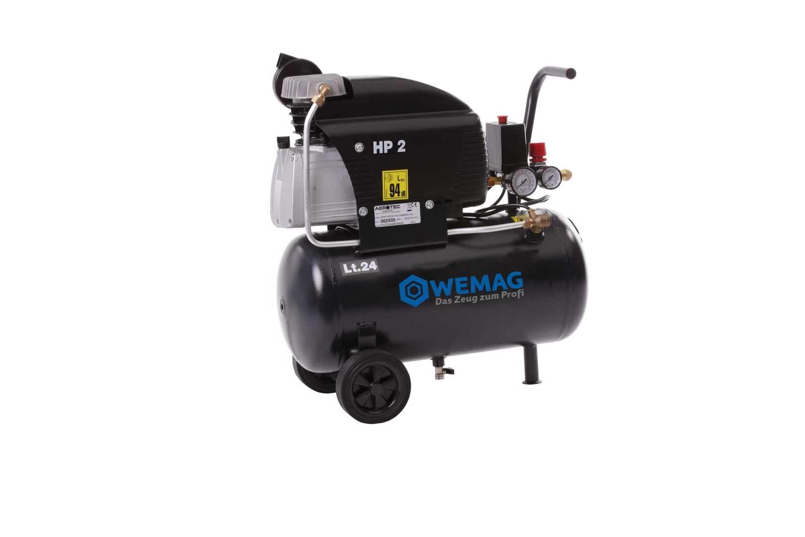 WEMAG Druckluft Kompressor 220-24 FC 24L 230V