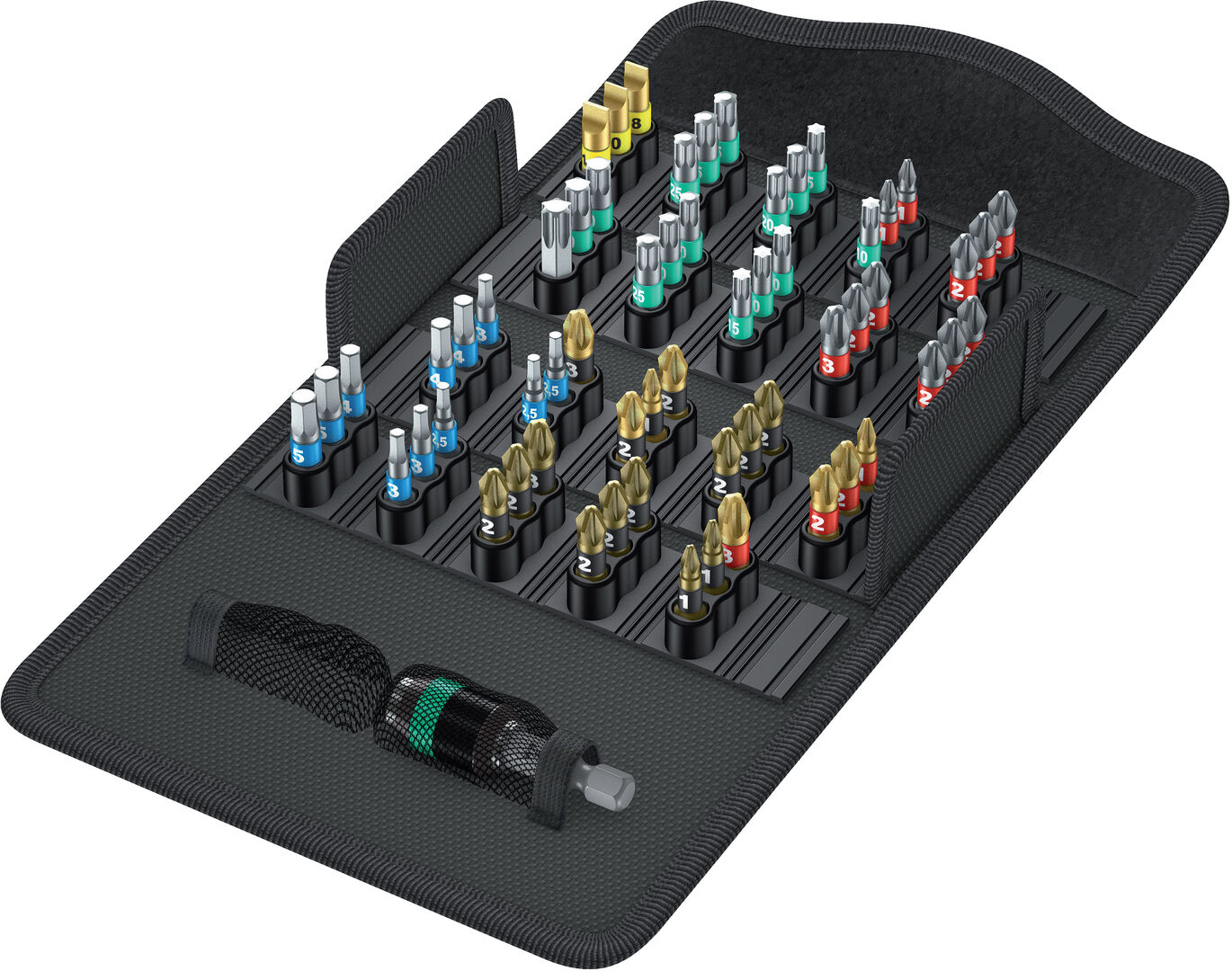 WERA Bit-Set 61tlg. BiTorsion 1
