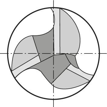 FORMAT Schaftfräser DIN6527L VHM TiAlN 8,0mm 45G Z 3