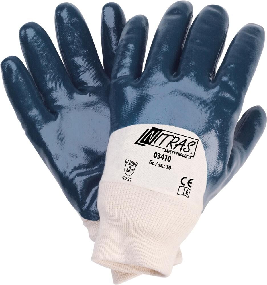 NITRAS Nitrilhandschuhe Fulda Gr. 9 blau