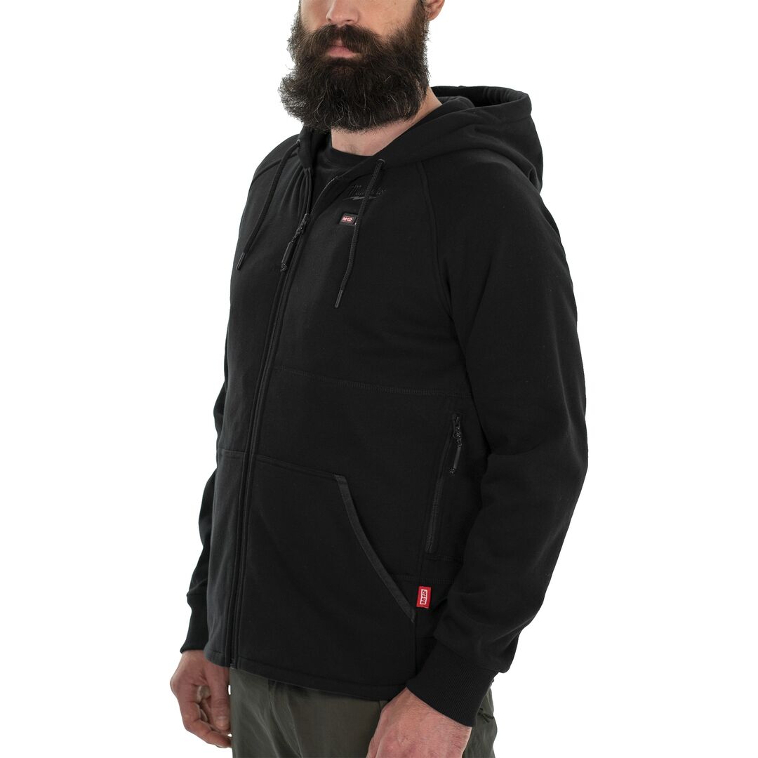 MILWAUKEE Akku-Thermo-Kapuzenpullover Herren M12HHBL4-0 schwarz XL