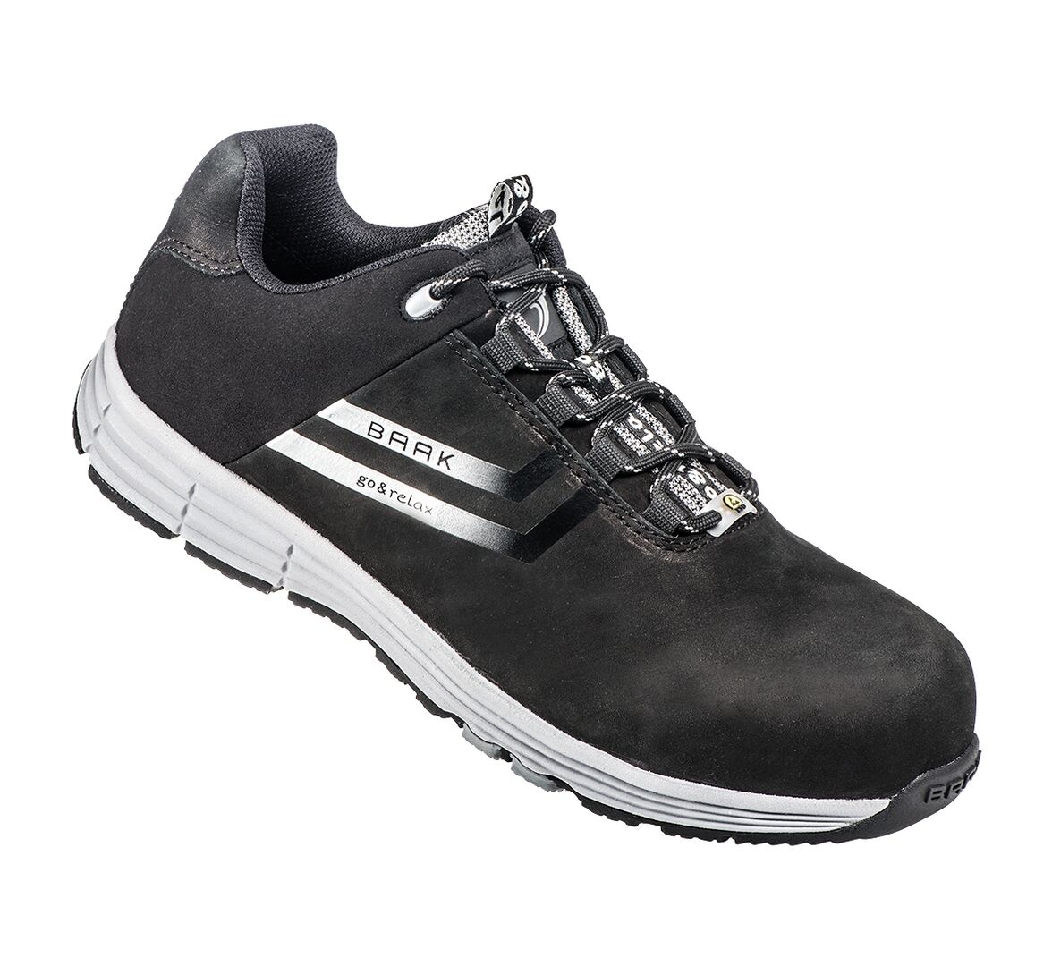 BAAK Halbschuh ROB2 73442 S3 SRC ESD schwarz/grau ROB2 Gr. 36