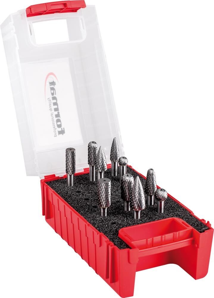 FORMAT Frässtift Set HM C 6mm 10-teilig