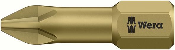 WERA Bit 1/4" PH 1x25mm extrahart DIN3126 C 6,3