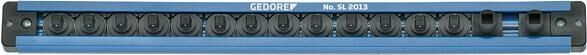 GEDORE Steckleiste 1/4" magnetisch 380mm 13 Steckplätze SL 2013 1761080