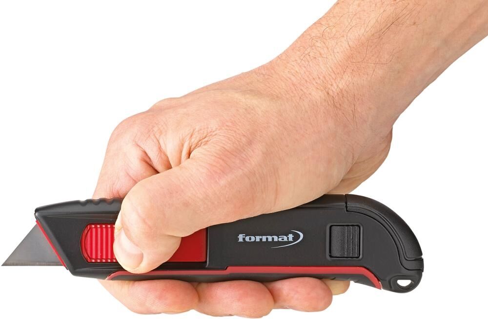 FORMAT Sicherheitsmesser vollautomatischer Klingenrückzug inkl. 2 Klingen