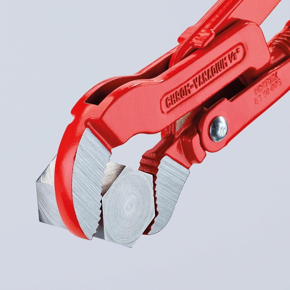 KNIPEX Rohrzange S-Maul 570mm rot pulverbeschichtet 83 30 020