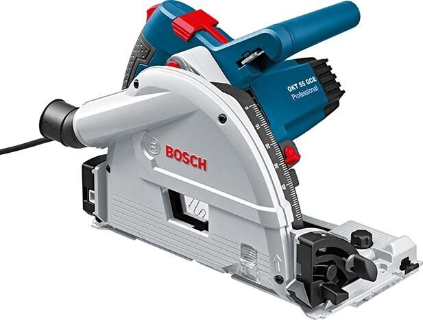 BOSCH Tauchsäge GKT 55 GCE in L-BOXX + Führungsschiene FSN 1400