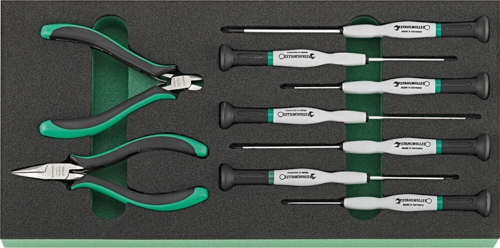 STAHLWILLE Werkzeugmodul 1/3 Elektronikwerkzeuge TCS 7 821/9