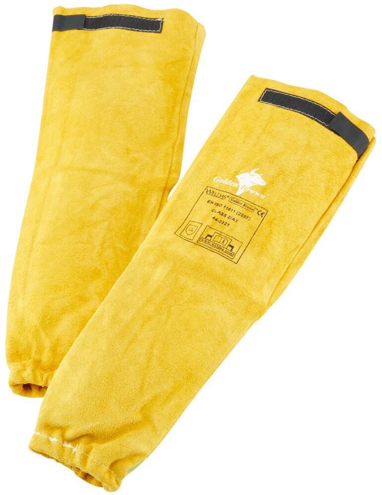 WELDAS Ärmelschoner Spaltleder Sleeves goldbraun 44-2321
