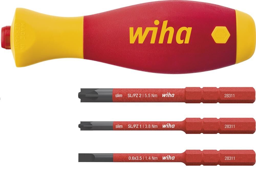 WIHA Schraubendreher Set VDE 4-teilig SoftFinish