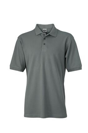 JAMES & NICHOLSON Polo Shirt dark-grey Gr. XL