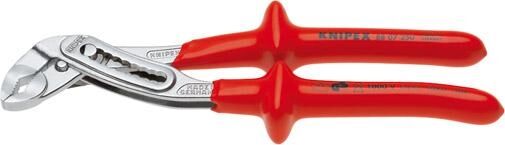 KNIPEX Wasserpumpenzange Alligator 250mm tauchisoliert verchromt VDE 88 07 250