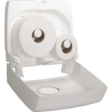 AQUARIUS Toilettenpapier Spender Tissue6991 Midi Jumbo Non-Stop weiß