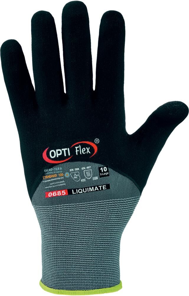 Handschuh Liquimate, Nitril, Gr.9