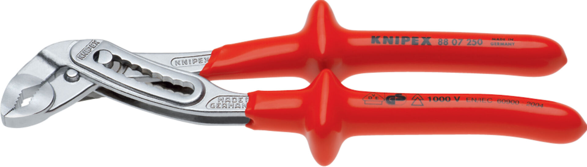 KNIPEX 88 07 250 Alligator VDE Wasserpumpenzange tauchisol verc. 250mm