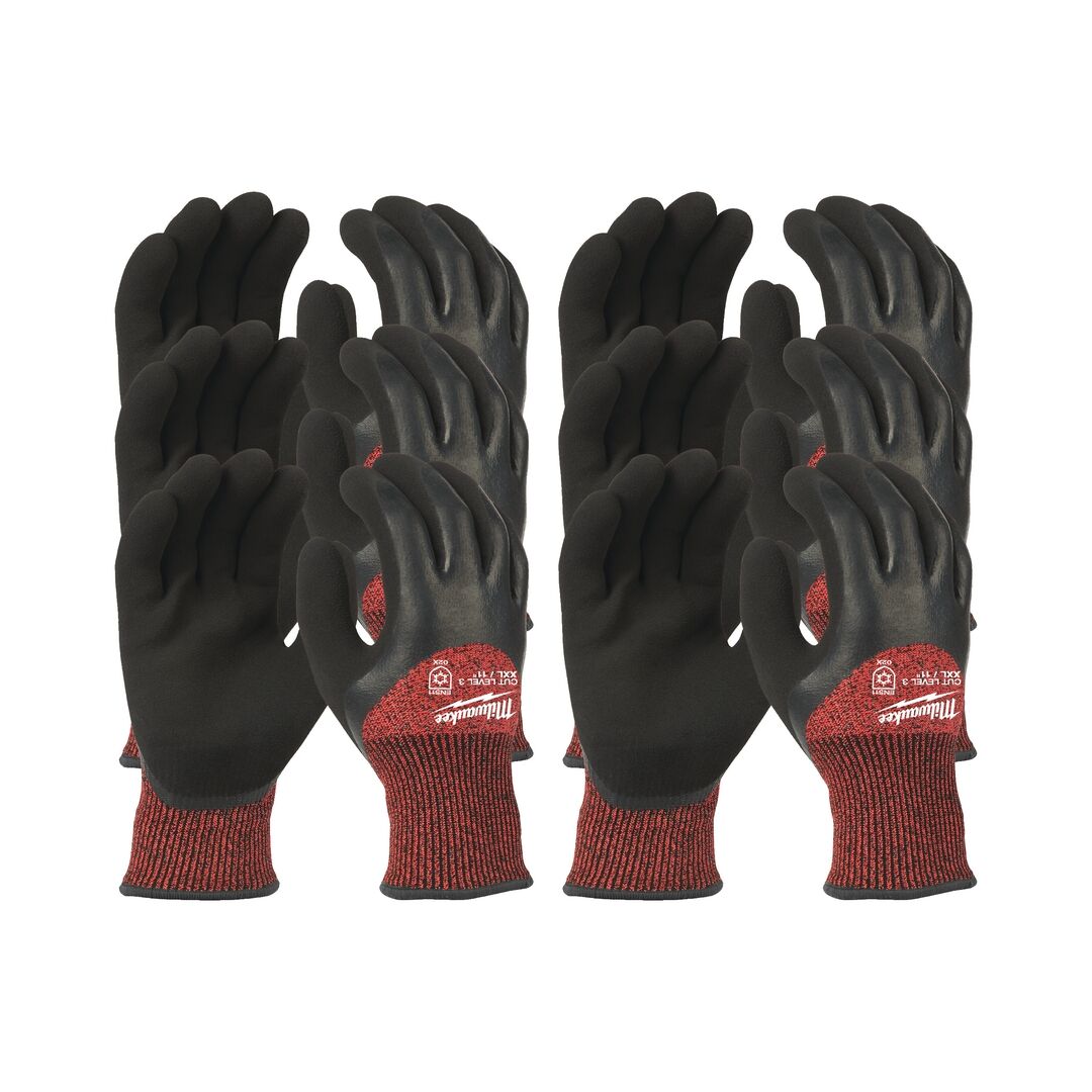 MILWAUKEE Kälte-Schnittschutzhandschuhe Klasse 3 Gr. 11 XXL VE 12