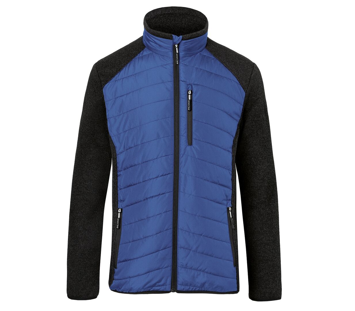KÜBLER Hybridjacke Jacke Gr. M kornblau/dunkelgrau 1342