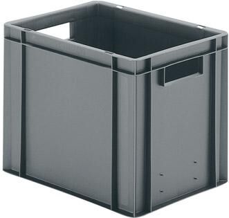 LA-KA-PE Stapeltransportkasten 400x300x320mm grau