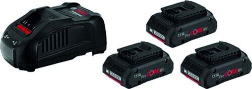 BOSCH Starter-Set 18V ProCore 3x4Ah Akku+LadegerätGAL 1880