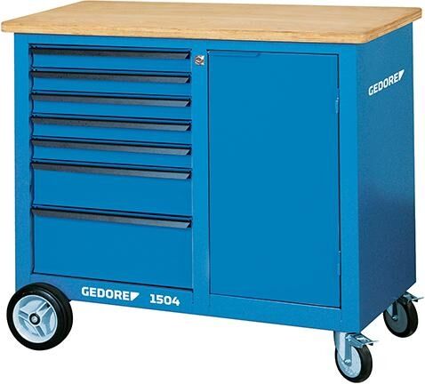 GEDORE Rollwerkbank mit 7 Schubladen 6622830 No. 1504